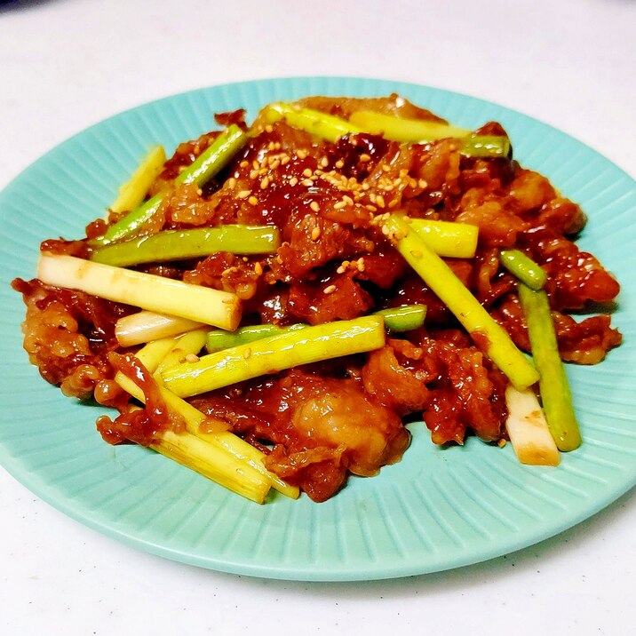 【ご飯が進む】牛肉とにんにくの芽のスタミナ炒め